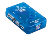 S-LINK SL-2602 USB DEN 2 PORT KWM SWITCH 2,PC VEYA KAYIT CİHAZI TEK EKRAN - 1